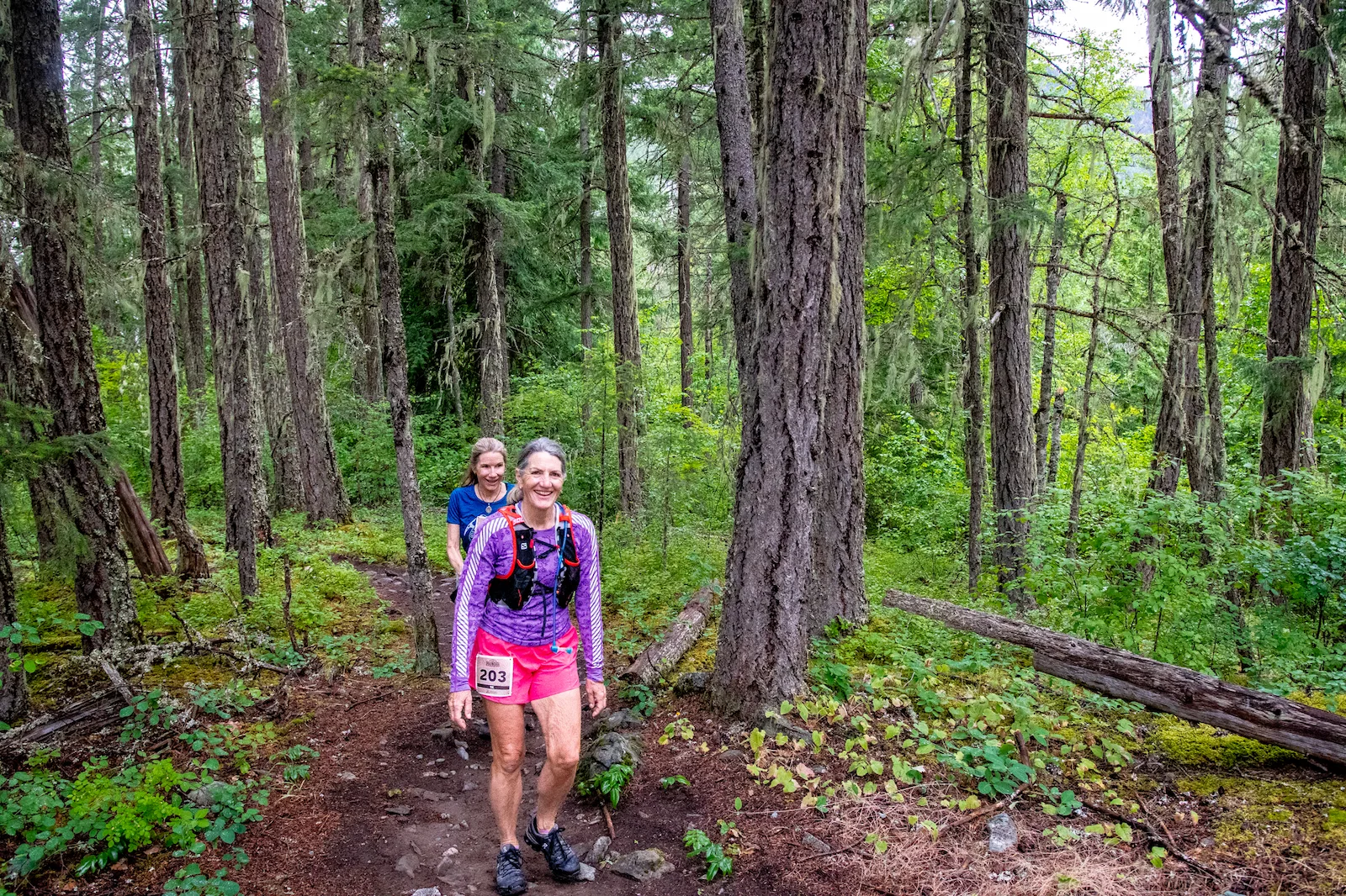 Walk for Wellness participants at Den Duyf Park, Pemberton